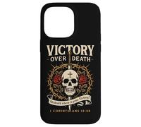 Victory Over Death 1 Corinthiens 15:55 Dark Christian Gothic Coque pour iPhone 14 Pro Max