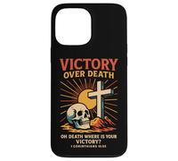 Victory Over Death Christian Skull Cross 1 Corinthiens 15:55 Coque pour iPhone 13 Pro Max
