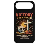 Victory Over Death Christian Skull Cross 1 Corinthiens 15:55 Coque pour iPhone Air