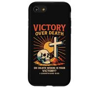 Victory Over Death Christian Skull Cross 1 Corinthiens 15:55 Coque pour iPhone SE (2020) / 7/8