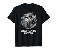 Victory XP and Freedom George Washington Gamer drôle T-Shirt
