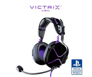 Victrix Pro Af Casque Passive Gaming Noir/Violet pour PS5/PS4