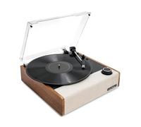 Victrola Eastwood II - Platine Vinyle Vintage 3 Vitesses avec Haut-parleurs, Bluetooth 5.1, Vinyl Stream, Cellule Audio-Technica AT-3600LA (chêne)