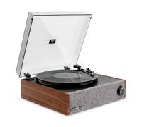 Victrola Eastwood LP - Platine Vinyle Bluetooth 3 Vitesses avec Cellule Audio-Technica AT-3600L MM, Sortie Bluetooth Vinyl Stream, Haut-Parleur Flottant Anti-Saut et Sorties RCA & 3,5 mm (Noir)