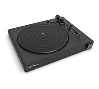Victrola Stream Onyx - Platine Vinyle 2 Vitesses avec Wi-FI, Bluetooth, Sonos, UPnP, Roon Ready, Sortie Bluetooth, Cartouche Haut de Gamme et Bras en Aluminium (Noir)