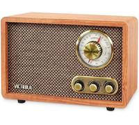 Victrola VRS-2800-WLN Retro Bluetooth Wood AM/FM Speaker (Wood Look)
