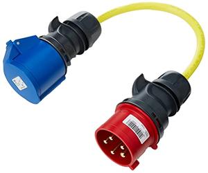 Victron Energy Adaptateur 32 A CEE 3 broches vers 32 A Fiche CEE 5 broches