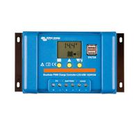 Victron Energy Régulateur solaire BlueSolar PWM-LCD & USB 12/24 V 5 A Bleu