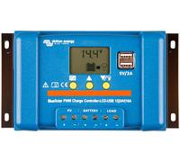 Victron Energy Régulateur de charge solaire BlueSolar PWM-LCD & USB 12/24 V 10 A Clair