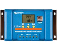 Victron Régulateur Bluesolar PWM-LCD et USB 12/24V 20A Clair