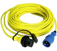 Cordon d'alimentation à quai 25 m 32 A/250 V CA (3 x 6 mm²)