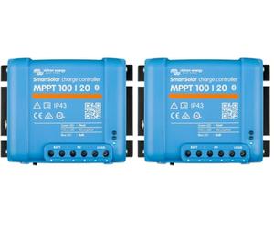 Victron Energy SmartSolar MPPT 100V 20 ampères 48-Volt Contrôleur de Charge Solaire (Bluetooth) (Lot de 2)