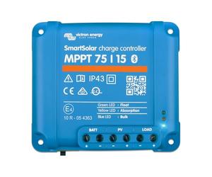 Victron Energy SmartSolar MPPT 75V 15 amp 12/24-Volt Contrôleur de Charge Solaire (Bluetooth)