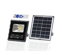 Vicyol S&D Projecteur Solaire à LED, Lumière Solaire Extérieure 18W, Éclairage de Sécurité IP67 4000 K, Projecteur 50 LED avec Panneau Solaire pour Terrasse, Jardin, Garage. 1,2 Ah. Imperméable.