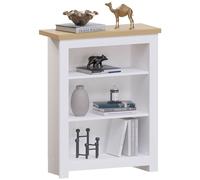 Vida Designs Arlington Bibliothèque à 3 étagères, Meuble de rangement et d'exposition moderne en MDF, blanc