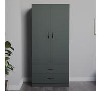 Vida Designs Armoire à 2 portes et 2 tiroirs (vert)