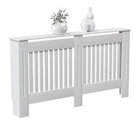 Vida Designs Chelsea pour radiateur Moderne Grill Lattes Panneau MDF Peint en Blanc, Une Armoire Grande, Bois Composite, Large
