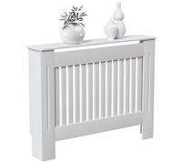 Vida Designs Chelsea Cache-radiateur Blanc - Moyen - Lattes verticales modernes pour une circulation optimale - H82xW111xD19cm - MDF peint Idéal pour salon et couloir