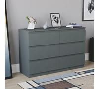 Vida Designs Commode Denver (Vert Jaspe, 6 tiroirs)