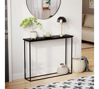 Vida Designs Console avec Pieds en métal Noir