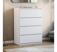 Vida Designs Denver Commode à tiroirs (Blanc, 4 tiroirs)