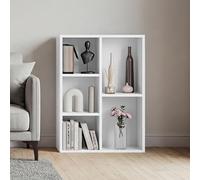 Vida Designs Meuble de Rangement 5 Cubes en Bois Blanc pour Bureau Salon