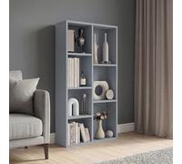 Vida Designs Meuble de Rangement 7 Cubes Gris en Bois pour Bureau, Salon