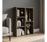 Vida Designs Meuble de Rangement à 5 Cubes en Bois foncé pour Bureau, Salon