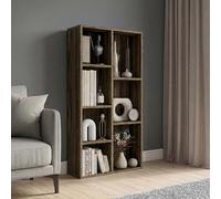 Vida Designs Meuble de Rangement à 7 Cubes en Bois foncé pour Bureau, Salon