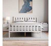 Vida Designs Milan Lits Double 4ft6 - No Mattress Blanc