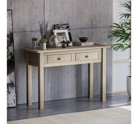 Vida Designs Panama Console 2 tiroirs chêne Naturel Finition Cire Meubles