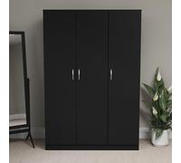 Vida Designs Riano Armoire 3 portes (Noir)