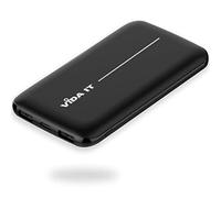Vida IT Slim 5V 2A Batterie Externe 10000mAh pour Veste Doudoune Gilet Chauffant USB Power Bank Chargeur Portable pour iPhone 13 15 Pro Max Samsung A15 A35 5g Huawei Batterie de Secours Rechargeable