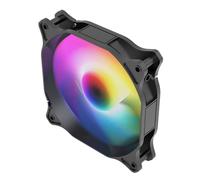 Vida Pulsar Ventilateur ARGB 12 cm pour boîtiers Vida EOS et TEMPEST, 9 LED, roulement hydraulique, 1200 tr/min, 4 broches (en-tête de chaîne), noir