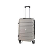 VIDA since 1995 Valise Rigide Taille Moyen VR629 Volume Extensible Roues doublons (Champagne(Gold), M - Medium - 55L-76L- 67x44x27cm - 3,6kg)