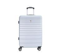 VIDA since 1995 Valise Rigide VR611B roulettes Double Rapport Qualité/Prix (Argent (Silver), M-SOUTE-68L-3.1Kg-47x27x67cm)