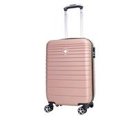 VIDA since 1995 Valise Rigide VR611B roulettes Double Rapport Qualité/Prix (Or Rose (Pink Gold), S-CABINE-34L-2.5Kg-35x20x55cm)