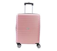 VIDA since 1995 VR629 Valise Cabine Rigide Extensible 8 roulettes (Rose Or (Gold Pink), S - Small - 34-45L - 55x39x22cm - 2,8kg)