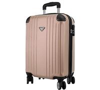 VIDA Valise Rigide VR610B Roues Doublons Qualité/Prix (Corail (Coral), S - Small - 40L - 54x34x20cm - 2,3kg)