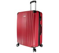 VIDA Valise Rigide VR610B Roues Doublons Qualité/Prix (Red (Rouge), L - Large - 124L - 78x51x31cm - 4,2kg)