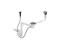 hansgrohe vidage et trop-plein match0 43937000 chromé , automatique, pour chromé simple