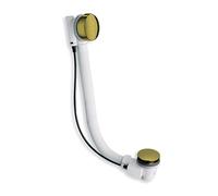 Vidage baignoire auto 57 cm long life + siphon vx bronze mat - CRISTINA ONDYNA VB41793