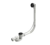 Vidage baignoire extra plat JACOB DELAFON câble long (1m) noir mat