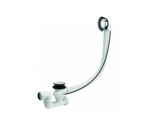 Vidage baignoire universel NF - à câble 650 mm - siphon orientable VALENTIN