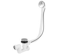 Vidage de baignoire complet à câble 650mm, volant en ABS chromé NOYON & THIEBAULT | siphon orientable à 360° | débit de 51 L/min | sortie standard Ø40 mm | actionnement par rotation du volant