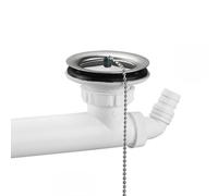 Vidage évier grès 2 cuves diam.60 sans trop plien