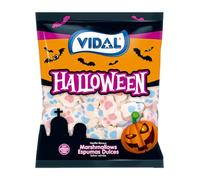 Vidal Ghost Mallows | Pot en vrac de 1 kg | Guimauves aromatisées à la vanille bleue et rose | Bonbons d'Halloween sans gluten