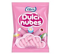 Vidal Goûtes douloureuses Nuages Incroyable et délicieux goût vanille Rose Sac de 125 unités 838 grammes