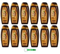 Vidal Lot de 12 gels douche Bagnodoccia/mousse de douche à l'huile d'argan 250 ml + porte-clés Beni Culinari