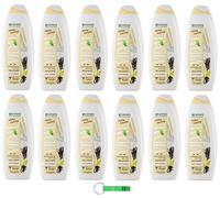 Vidal Lot de 12 gels douche Bagnodoccia/mousse de douche au lait d'amande et vanille 500 ml + porte-clés Beni Culinari